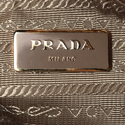 Prada Raffia Crochet Bi-Color Tote Naturale Talco 6 of 12