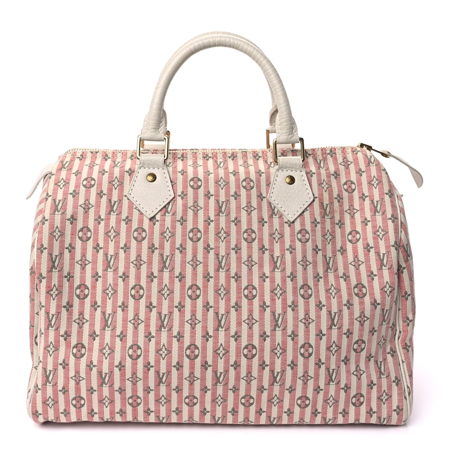 Louis Vuitton Mini Lin Croisette Speedy 30 Rouge 1 of 8