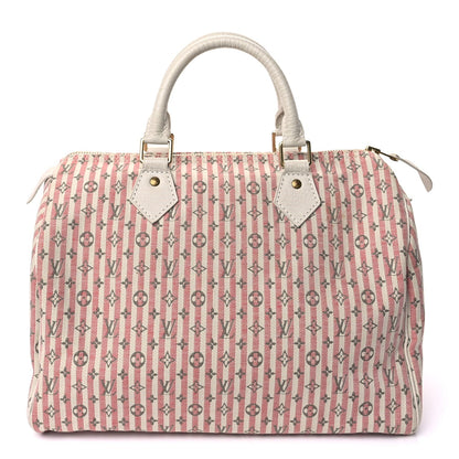 Louis Vuitton Mini Lin Croisette Speedy 30 Rouge 1 of 8