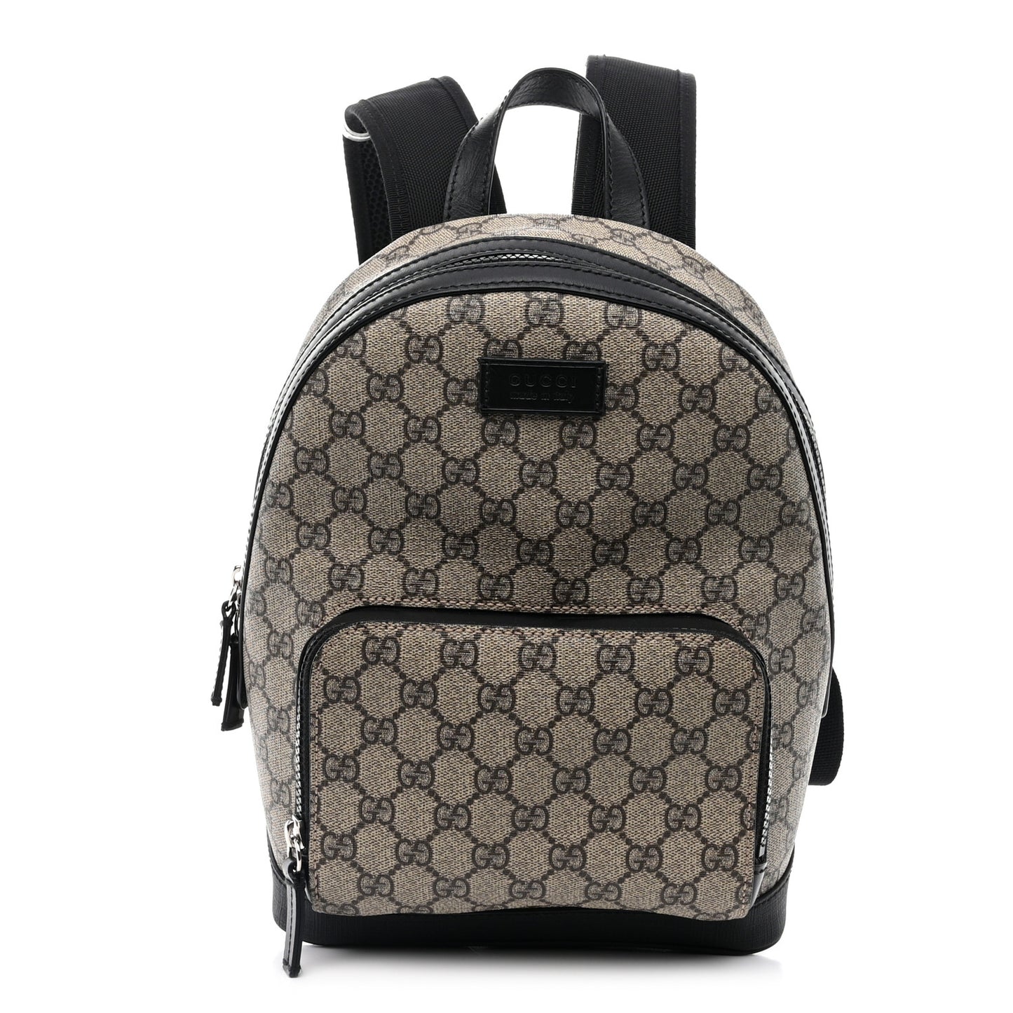 GG Supreme Monogram Small Eden Day Backpack Black