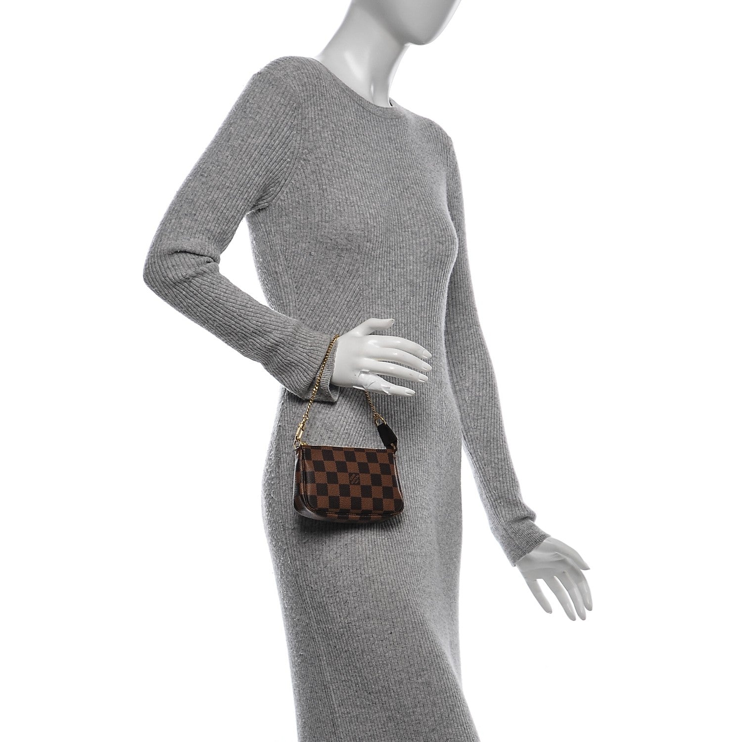 Louis Vuitton Damier Ebene Mini Pochette Accessories 2 of 6