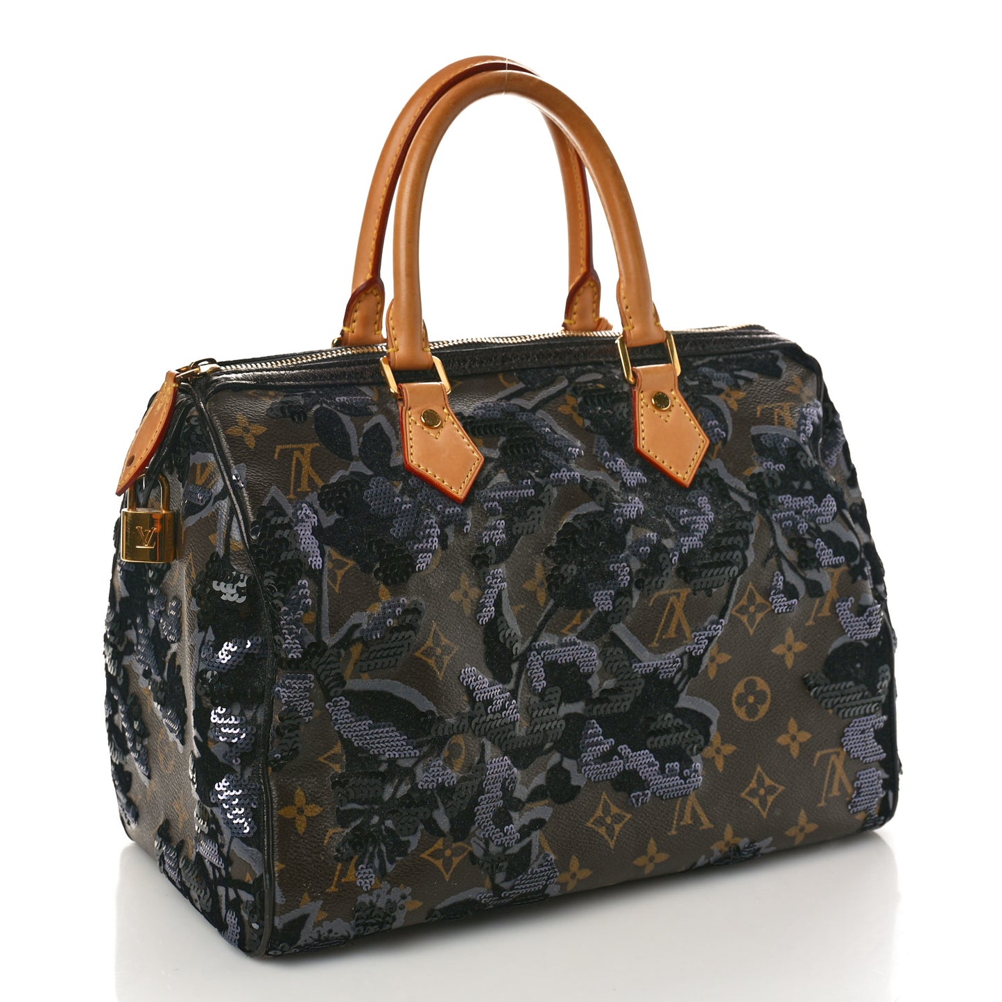 Monogram Fleur De Jais Sequins Speedy 30