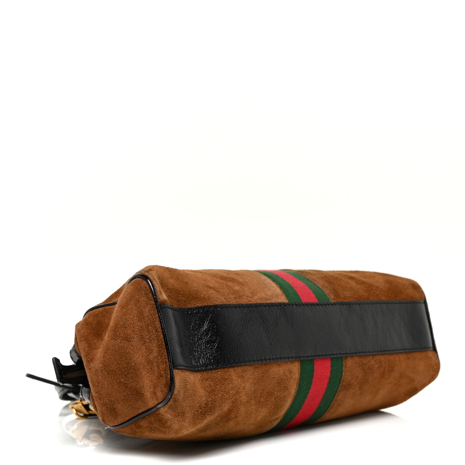 Gucci Suede Ophidia Medium Re(Belle) Top Handle Bag Nocciola Black 4 of 15