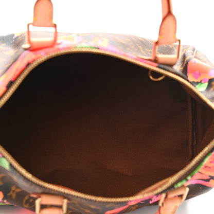 Louis Vuitton Monogram Roses Speedy 30 5 of 11