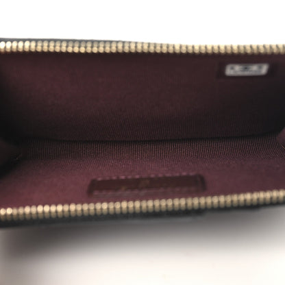 Chanel Caviar Quilted CC Zip Around Card Holder Black 5 of 7