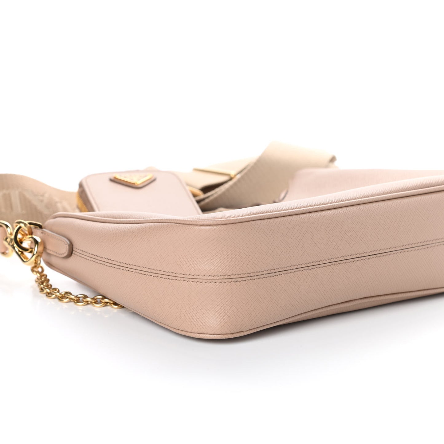 Saffiano Re-Edition 2005 Shoulder Bag Cammeo Beige