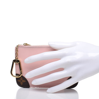 Louis Vuitton Patent Miroir Venice Key Pouch Rose Ballerine 2 of 9