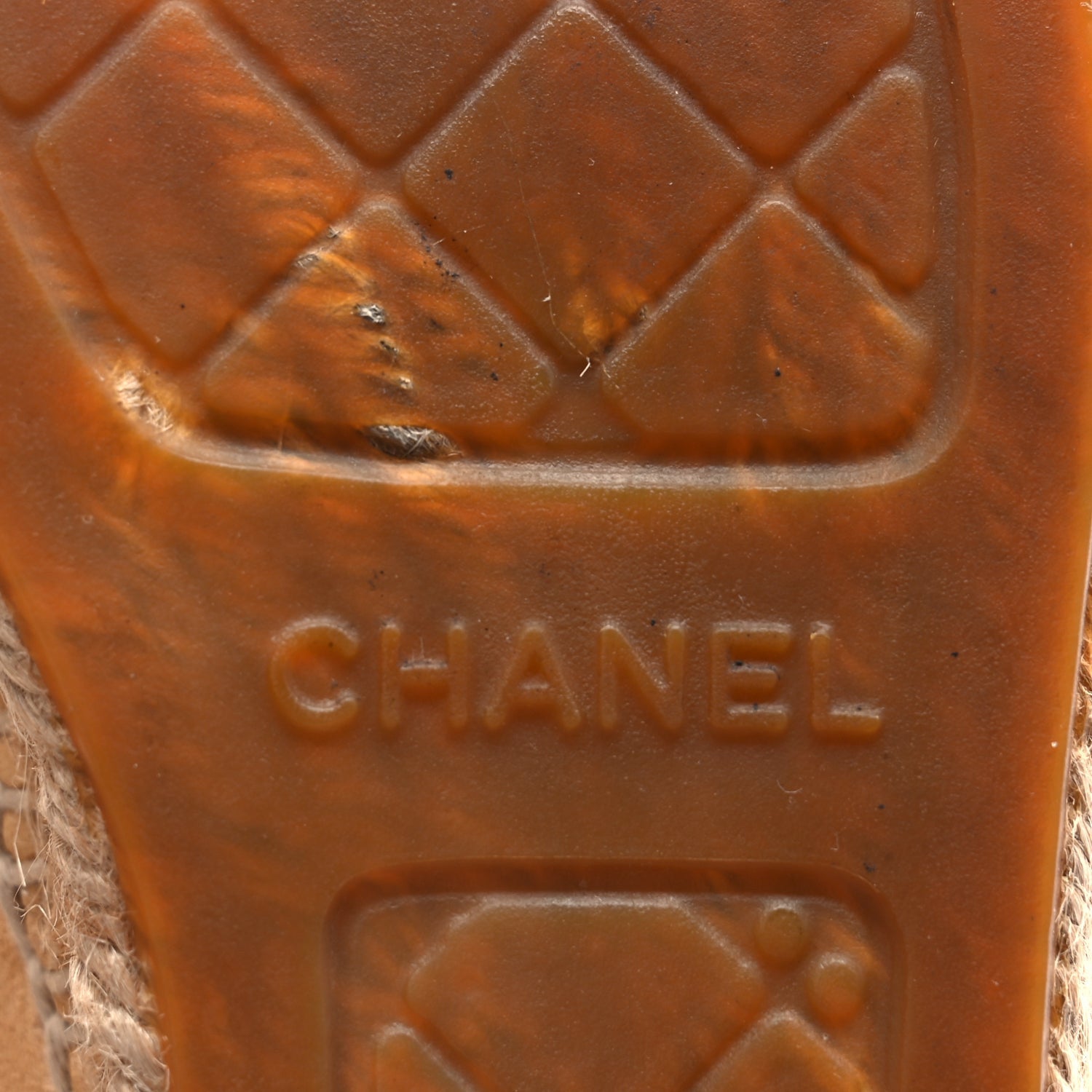 Chanel Suede Pearl CC Espadrilles 37 Beige Black 11 of 12