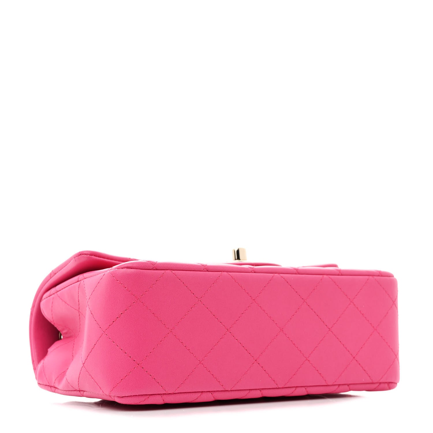 Chanel Lambskin Quilted Mini Rectangular Flap Pink 4 of 10