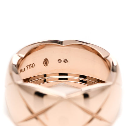 Chanel 18K Beige Gold Large Coco Crush Ring 59 8.75 6 of 6