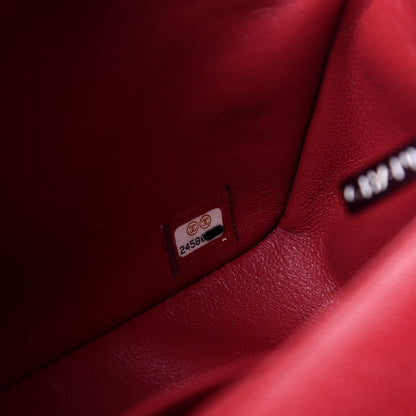 Chanel Caviar Quilted Mini Rectangular Flap Red 7 of 11