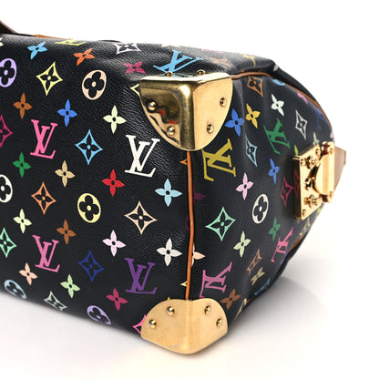 Louis Vuitton Monogram Multicolor Speedy 30 Black 9 of 13