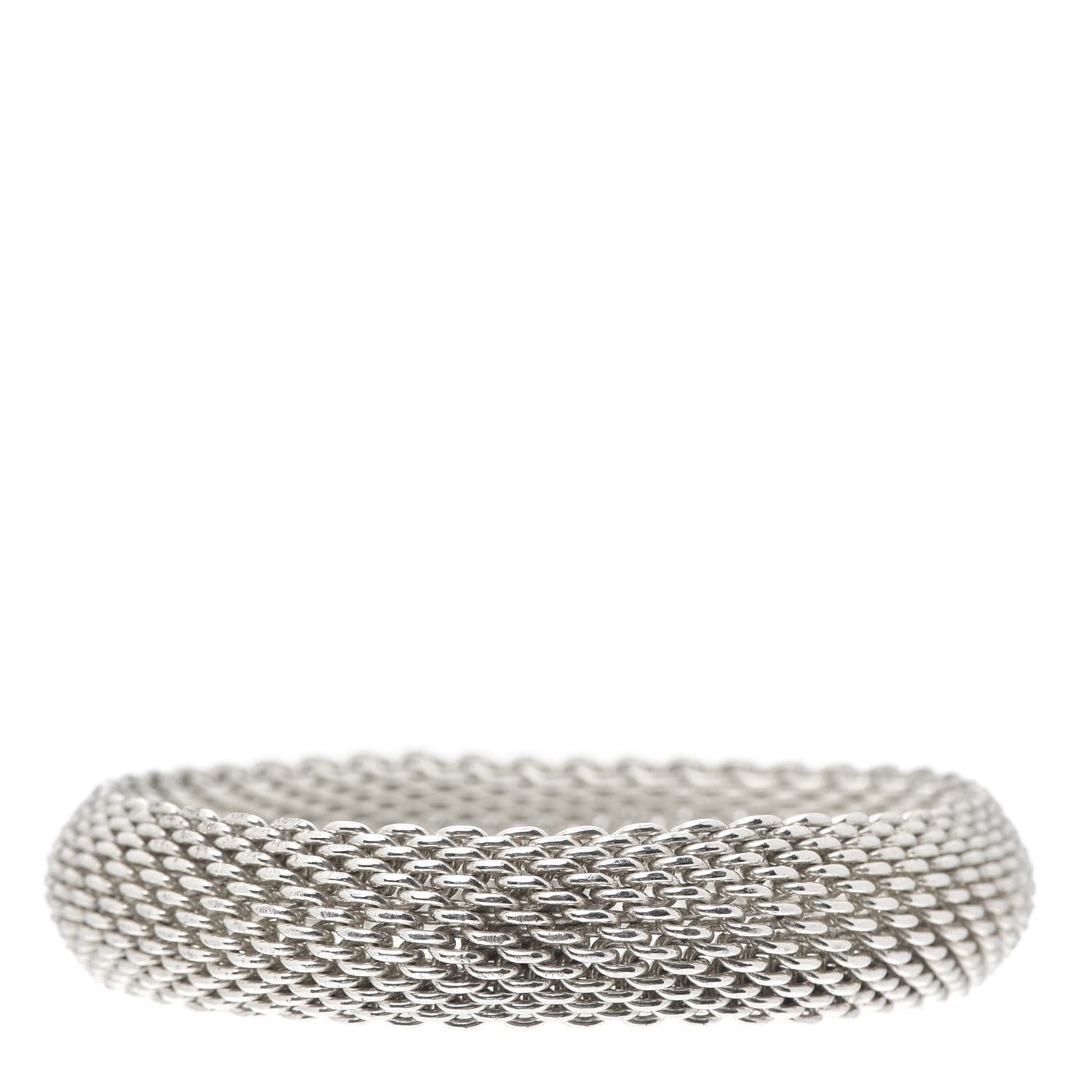 Tiffany Sterling Silver Somerset Mesh Bracelet 3 of 5