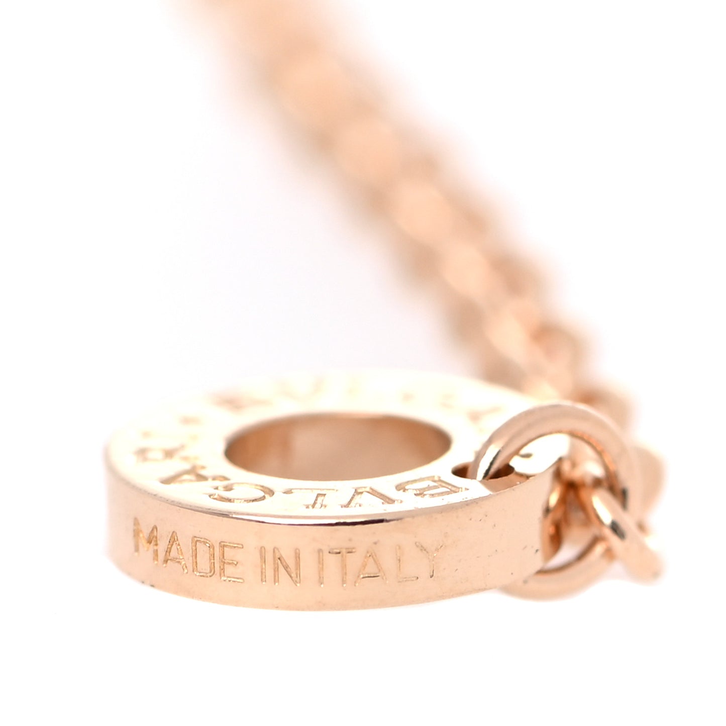 18K Rose Gold B.Zero1 Pendant Necklace