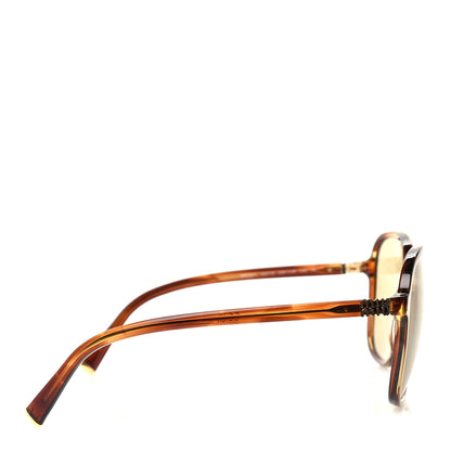 Miu Miu Acetate Pillow Miu Regard Sunglasses SMUB01 Striped Tobacco 3 of 7