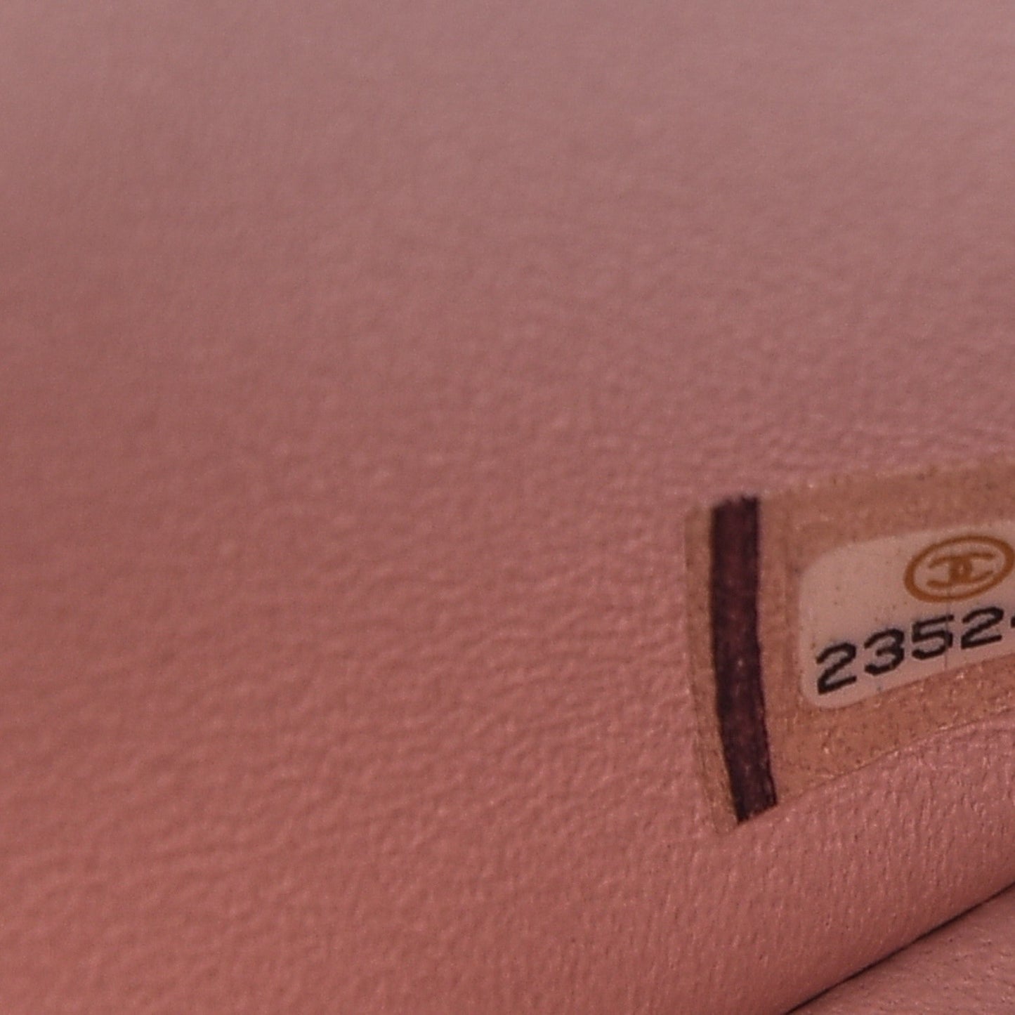 Lambskin Quilted Mini Rectangular Flap Light Pink