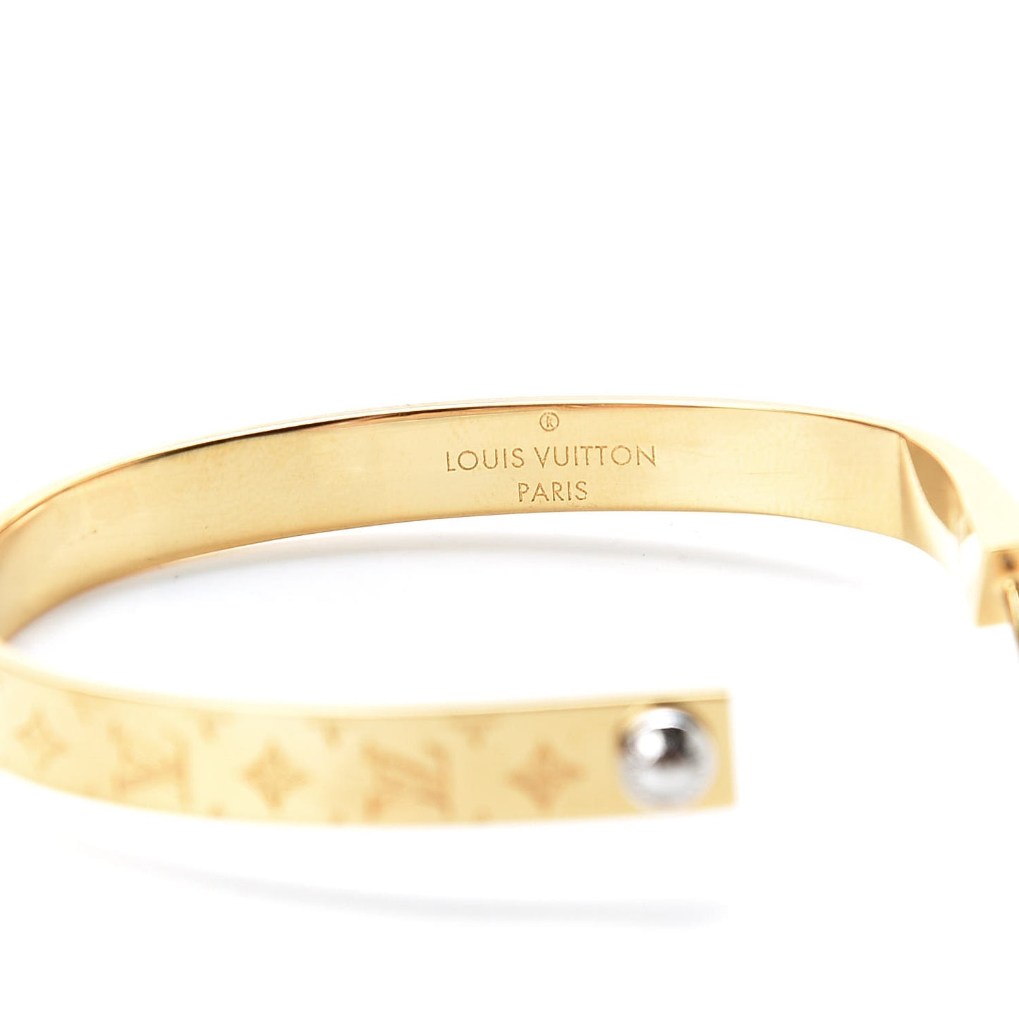 Nanogram Hoop Earrings Gold