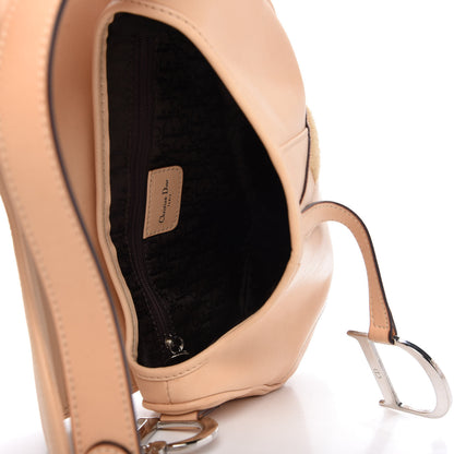 Christian Dior Calfskin Saddle Bag Beige 5 of 10