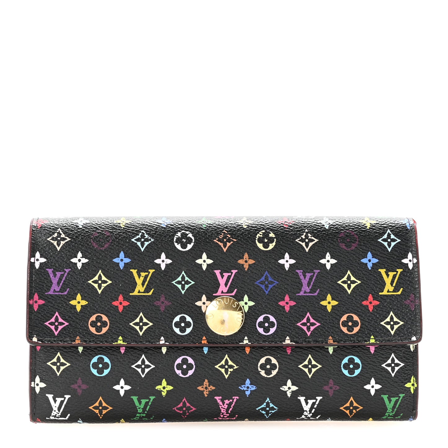 Monogram Multicolor Sarah Wallet Black Grenade