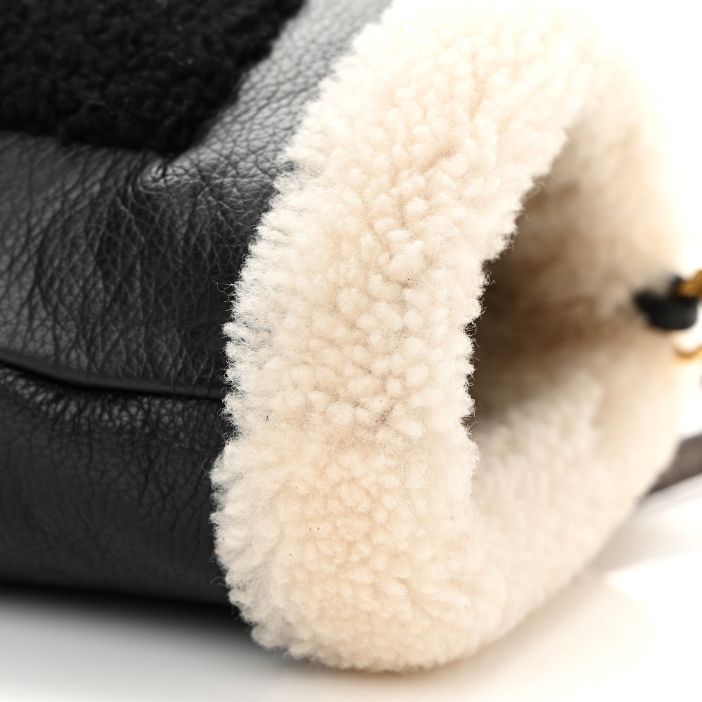 Calfskin Monogram Teddy Muffle Black