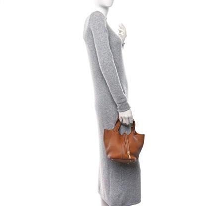 Hermes Taurillon Clemence Picotin Lock 18 PM Gold 3 of 10