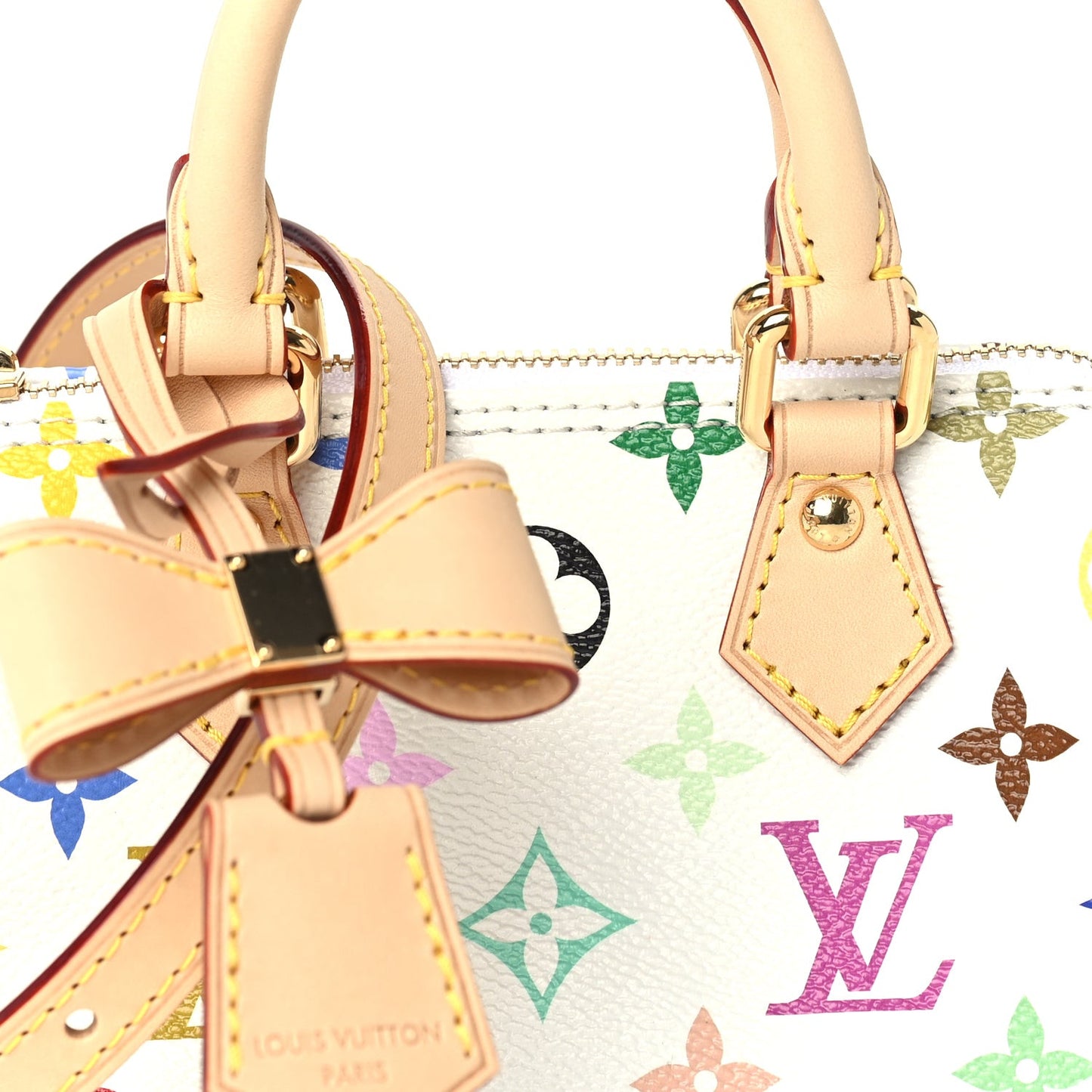 X TM Monogram Multicolor Nano Speedy  White