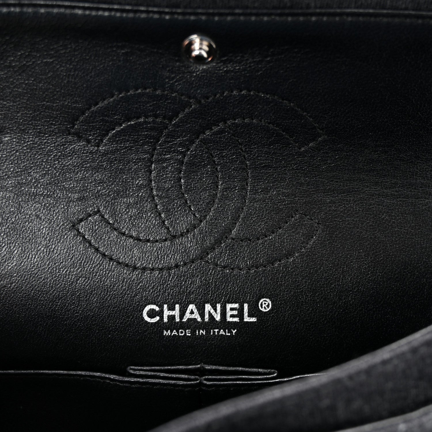 Chanel Jersey Quilted 2.55 Reissue East West Flap Dark Grey 6 of 7