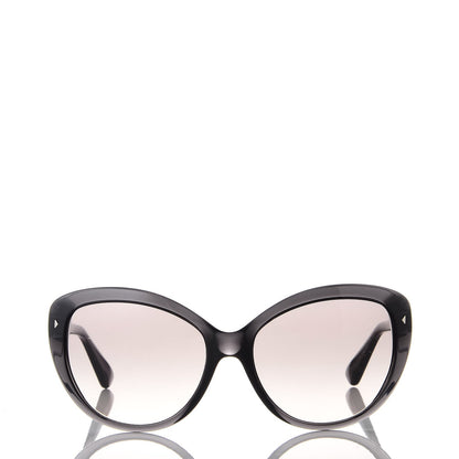 Prada Cat Eye Sunglasses SPR 16S Black Grey 2 of 6