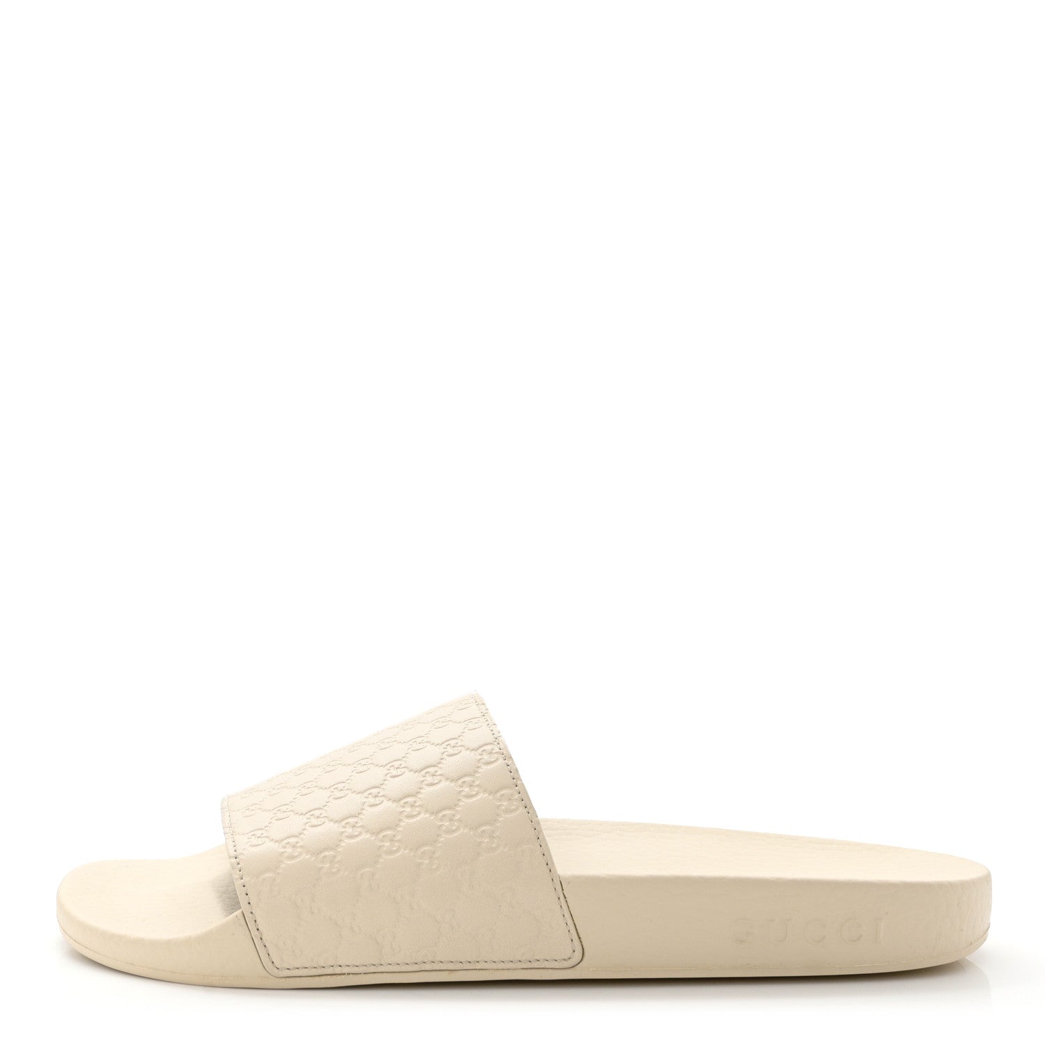 Gucci Microguccissima Slide Sandals 39 Ivory 1 of 8