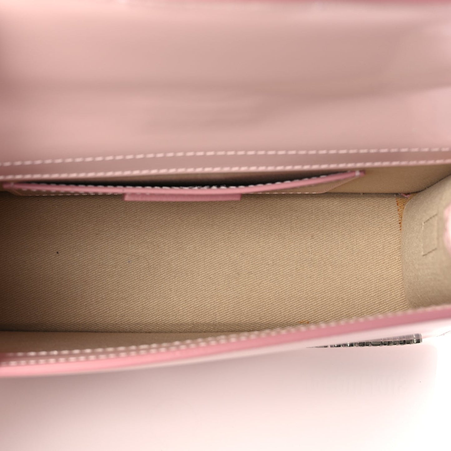Glazed Calfskin Le Grand Bambino Pink