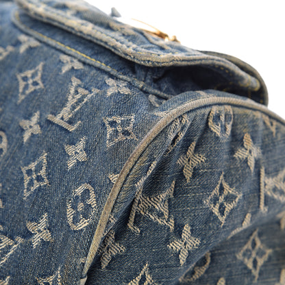 Louis Vuitton Monogram Denim Neo Speedy Blue 9 of 17
