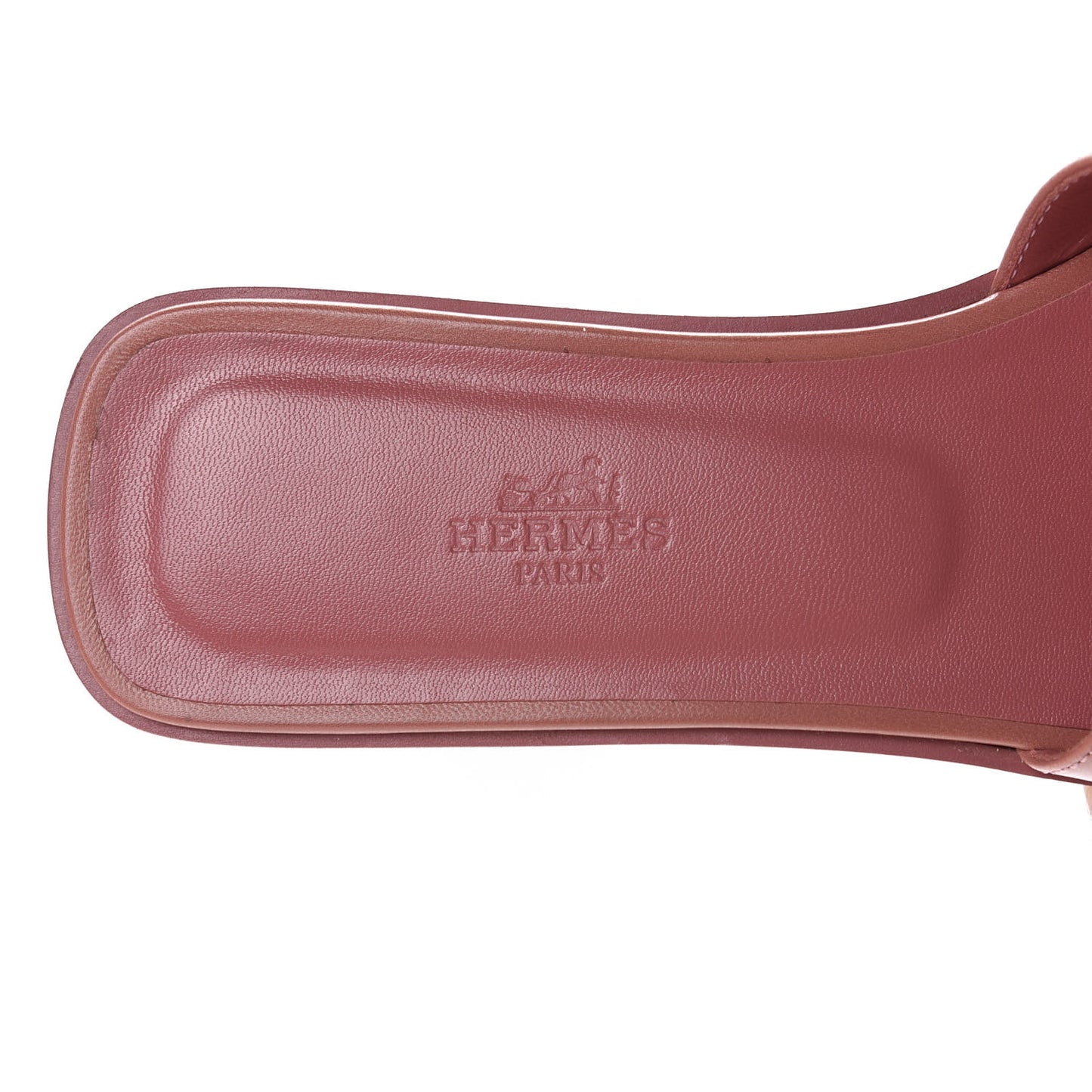 Goatskin Oran Sandals 40 Rouge Blush