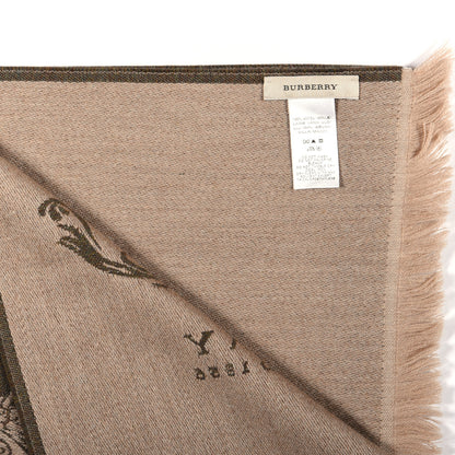 Burberry Prorsum Wool Scarf Brown 4 of 4