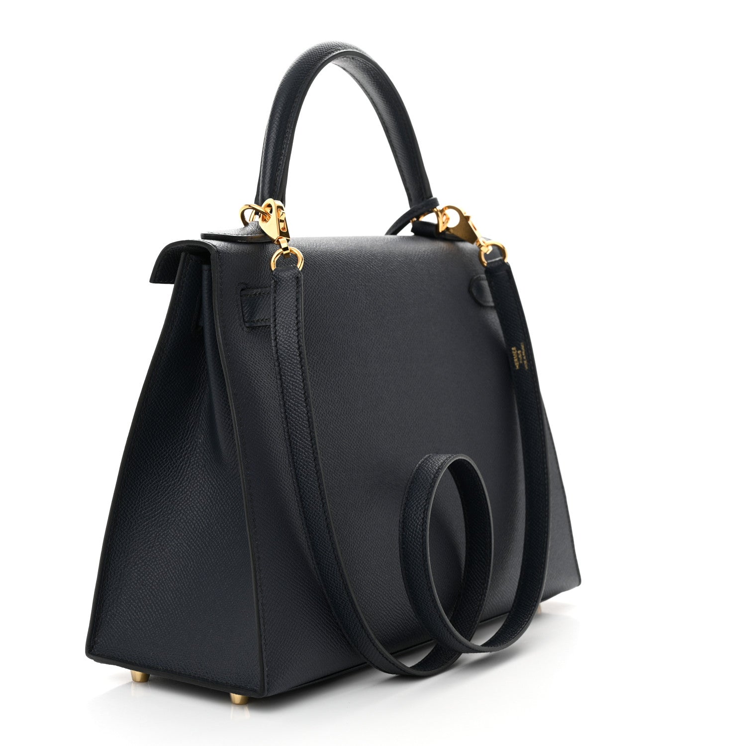 Hermes Epsom Kelly Sellier 28 Bleu Indigo 3 of 14