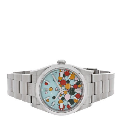 Rolex Stainless Steel 36mm Oyster Perpetual Watch Celebration Dial 126000 2 of 5