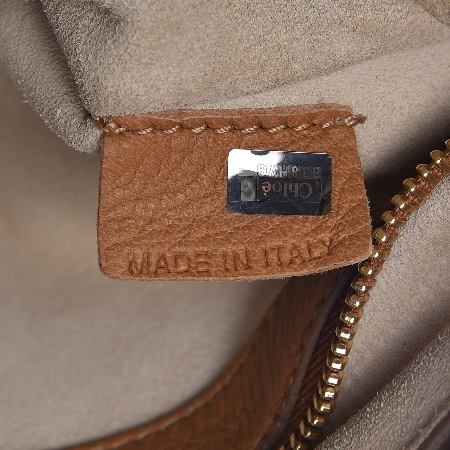 Deerskin Medium Dalston Shoulder Bag Brown