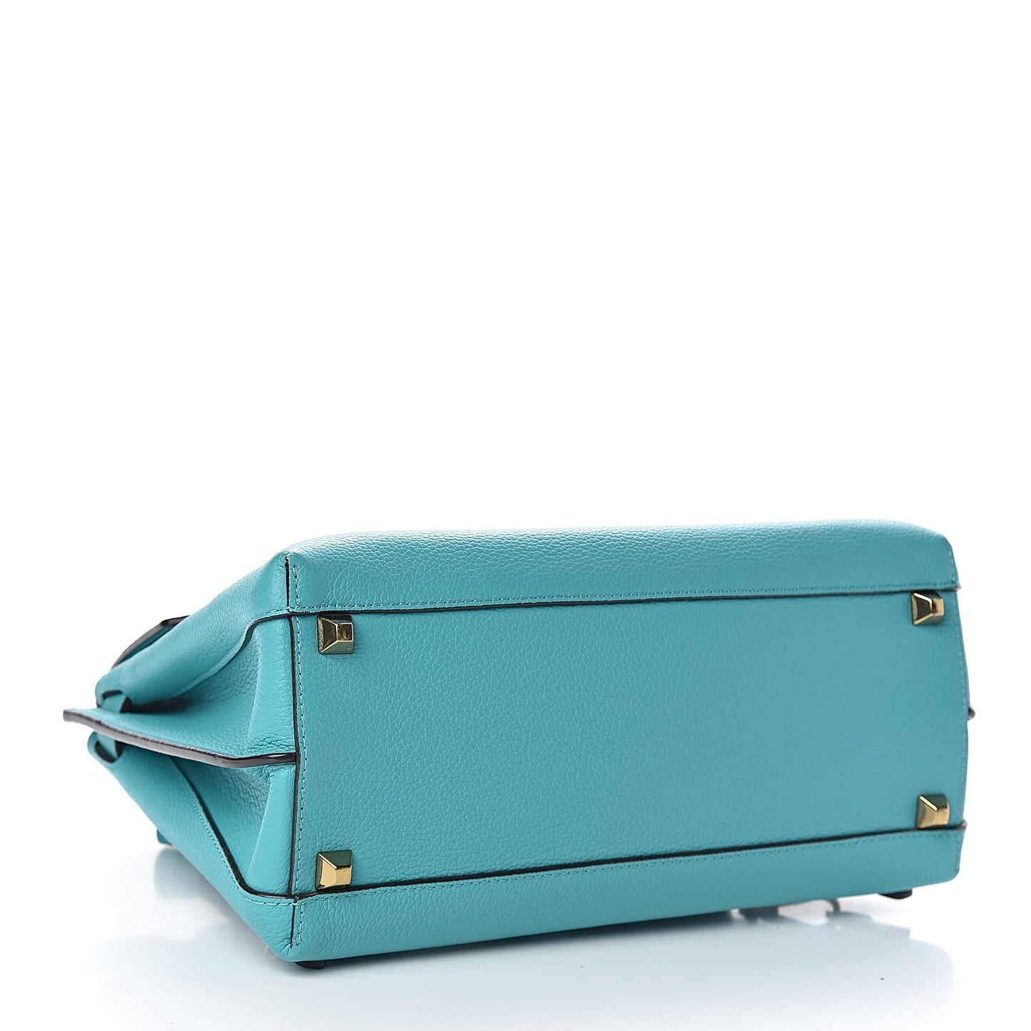 Grained Calfskin Medium Milla Convertible Backpack Oasis Green