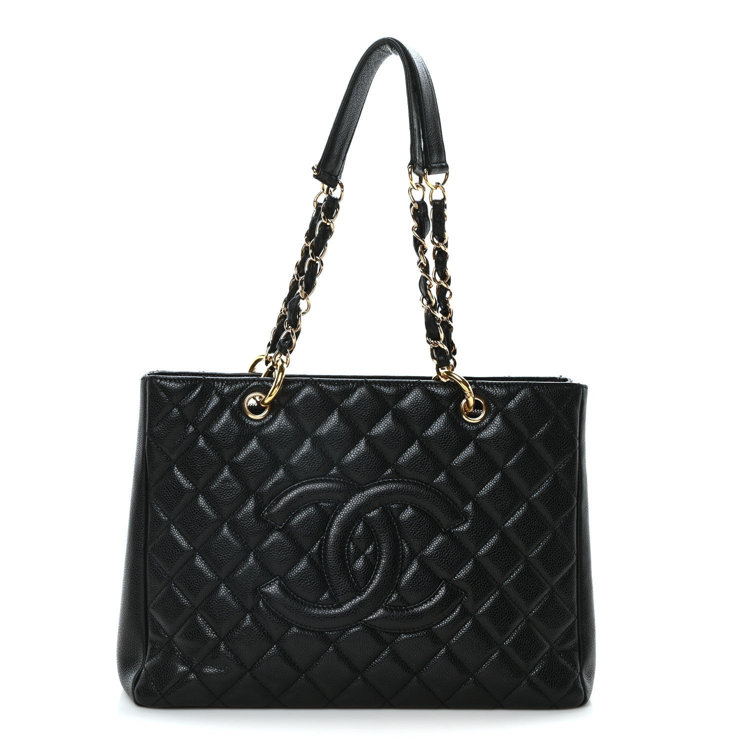 Chanel Caviar Quilted Grand Shopping Tote GST Black 1 of 7