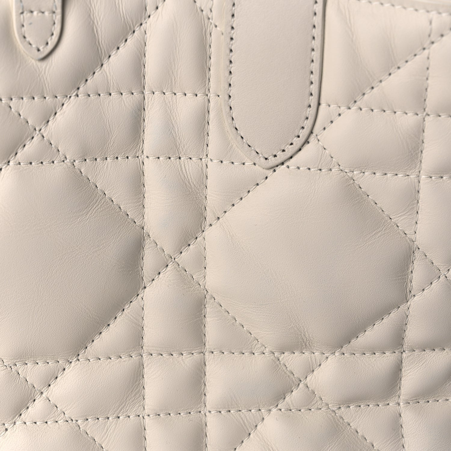 Christian Dior Calfskin Macrocannage Medium Toujours Latte 6 of 8