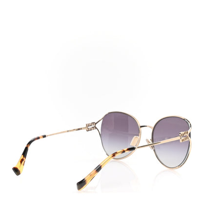 Miu Miu Metal Oval Sunglasses SMU52Y  Tortoise 4 of 7