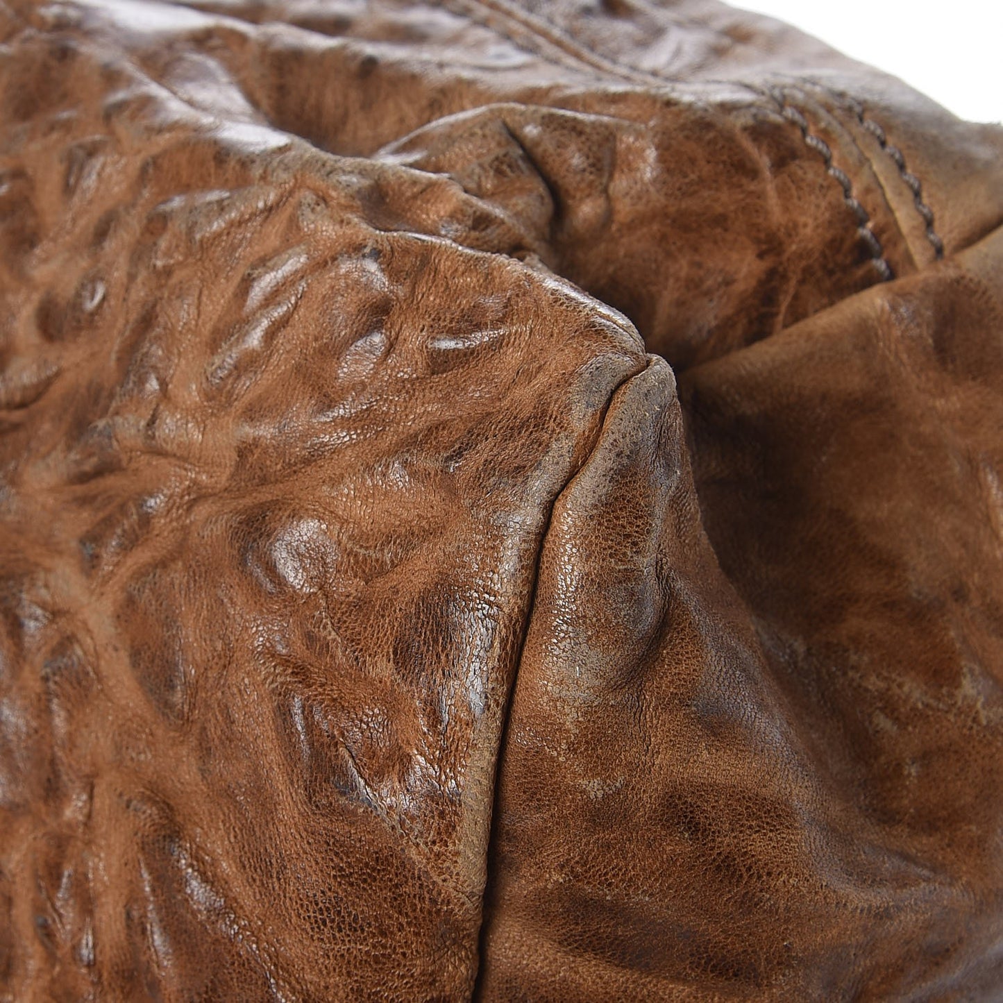 Tumbled Sheepskin Large Pandora Brown