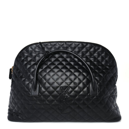 Saint Laurent Calfskin Quilted ES Giant Travel Bag Black 1 of 8