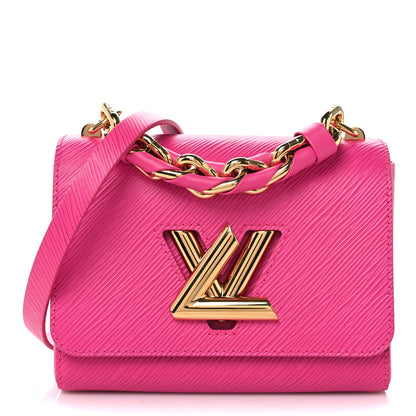 Louis Vuitton Epi Twist Braided Chain Shoulder Bag PM Rose Miami 1 of 7