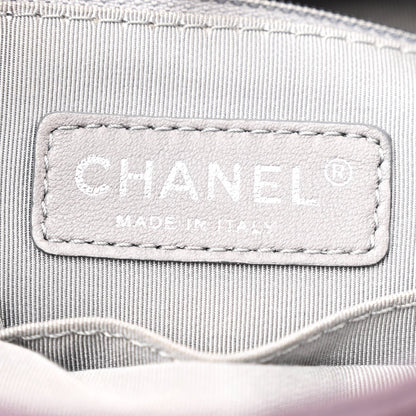 Chanel Nylon Quilted Tweed Stitch Bubble Tote Plum 7 of 7