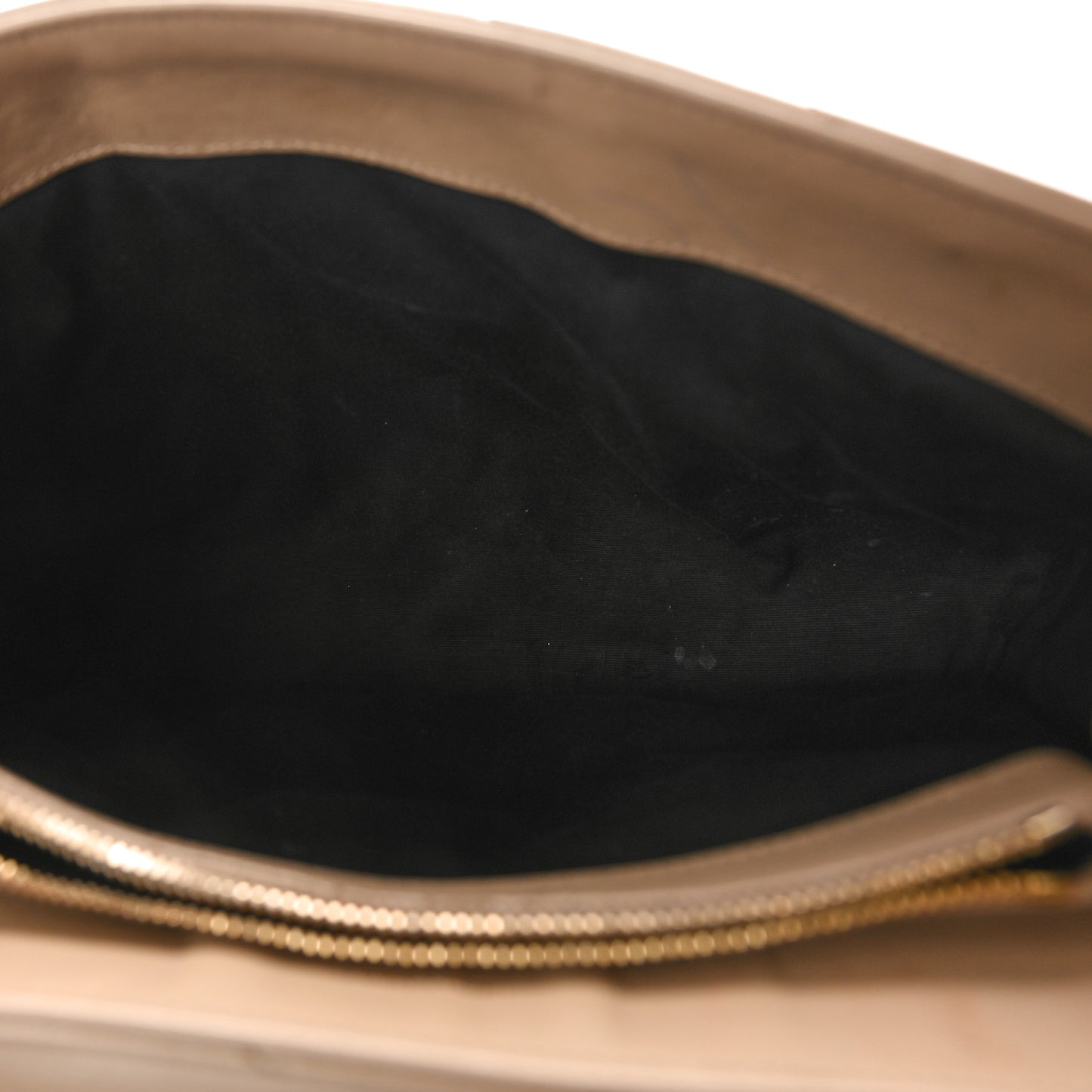 Calfskin Y Quilted Monogram Medium Loulou Chain Satchel Dark Beige