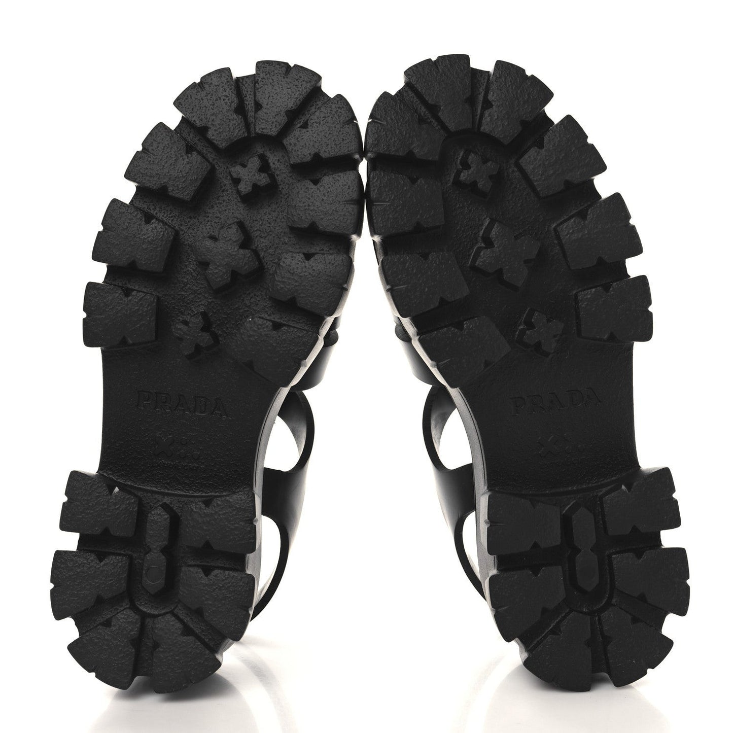 Foam Rubber Triangle Logo Monolith 55mm Cage Sandals 36 Black