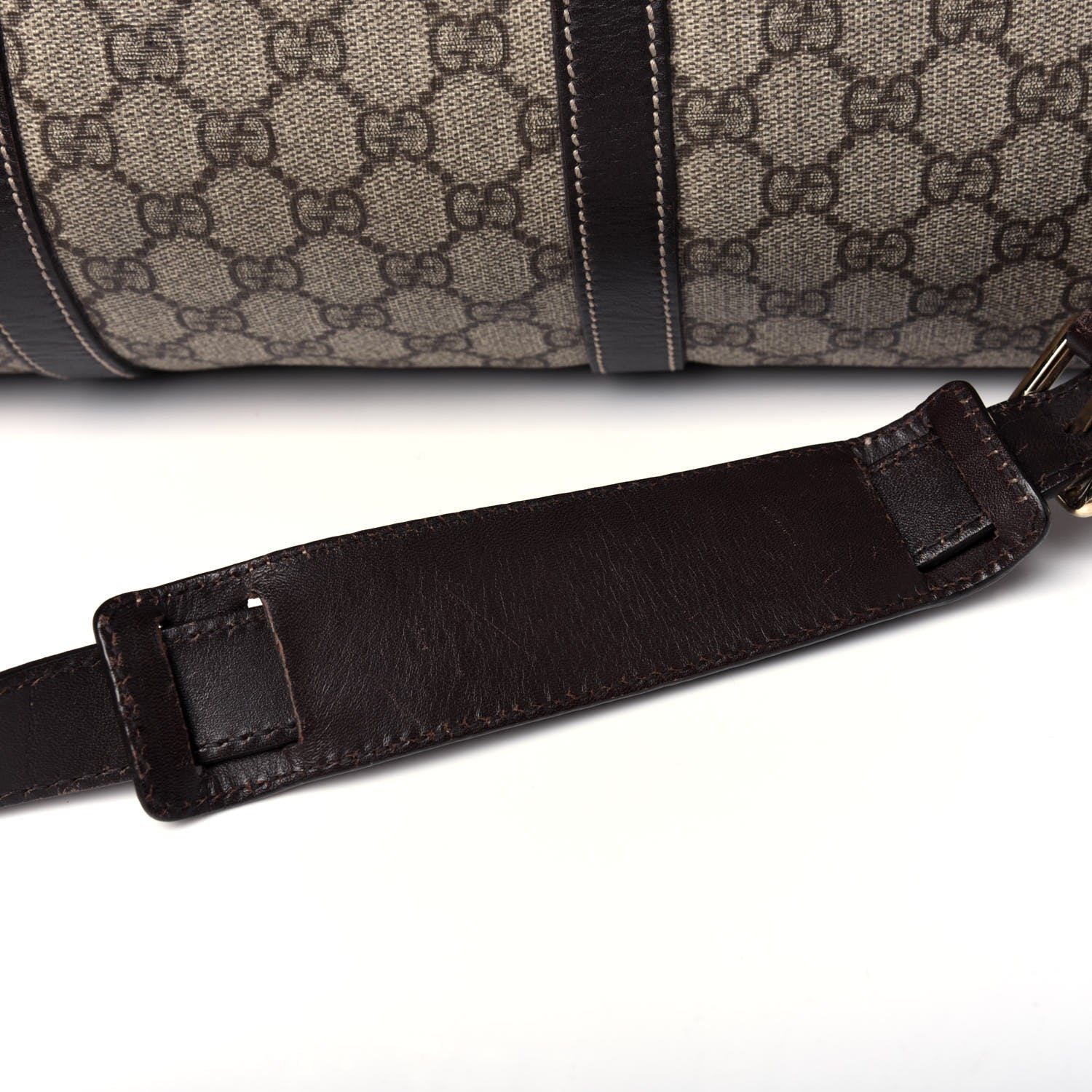 Gucci GG Plus Monogram Large Carry On Duffle Bag Brown 22 of 23