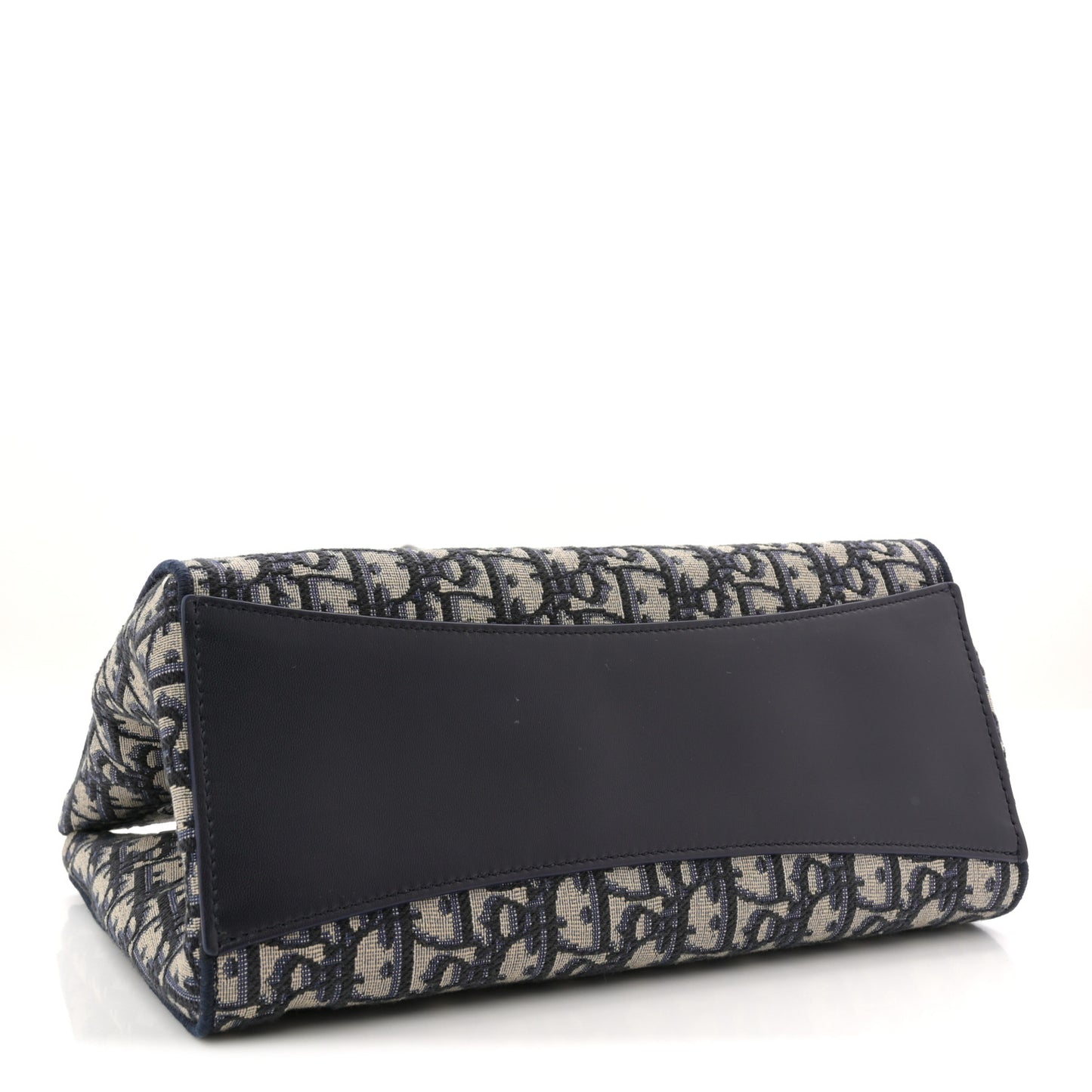 Oblique Small Bow Shopping Tote Blue Multicolor