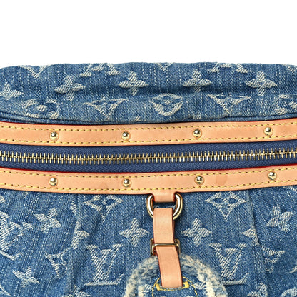 Louis Vuitton Monogram Denim High Rise Bumbag Blue 6 of 8
