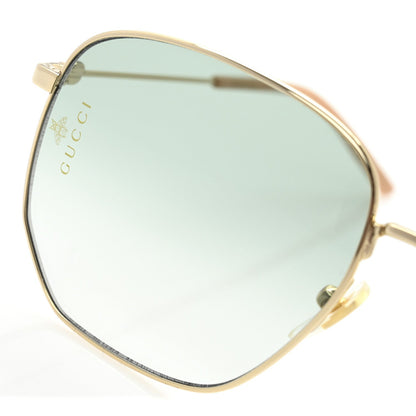 Gucci Oversized Sunglasses GG0396S Gold 7 of 7